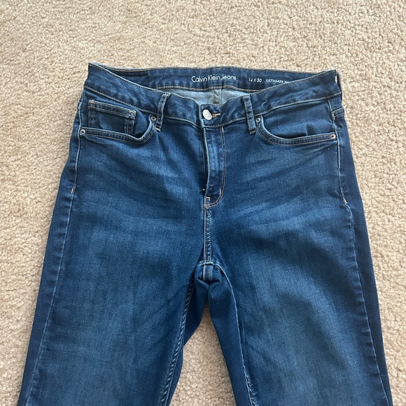 Calvin Klein Blue Skinny Jeans - Picture 2 of 4